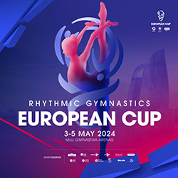 Ritmikus gimnasztika Eb – Bakuban Európa Kupán indulnak a kontinensbajnokságra készülő versenyzők